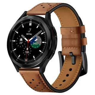 TECH-PROTECT Lederarmband Samsung Galaxy Watch 4/5/5 Pro/6/7/FE – Braun
