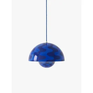Pendelleuchte &Tradition, Flowerpot VP7, dimmbar, Blau, für Wohnzimmer, Metall, Design - 27