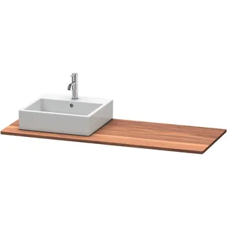 Duravit XSquare Massivholzkonsole 140x55x2cm, m 1 Ausschnitt, mittig, 1400x20x550mm, XS061GM7777