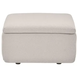 GROVA Outdoor Lounge Hocker Modul Beige Mit Bodenplatte, Füßen und Schutzhülle