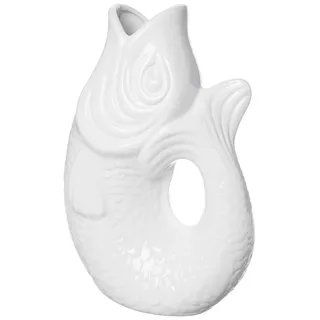 Gift Company Monsieur Carafon, Fisch, Vase, XS, weiß, 0,2 Liter