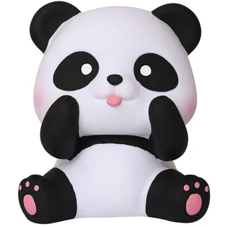 Panda Spardose, Sparschwein Groß XXL für Kinder | Großer Münzschlitz, Bodenöffnung zum Entnehmen, abgerundete Kanten, Geburtstagsgeschenke für Junge Mädchen, Zimmerdekoration