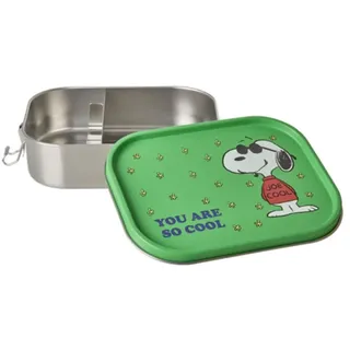 Rice Snoopy Große Edelstahl Brotdose in grün | Gr.: onesize