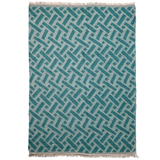 Outdoorteppich Greece ocean green blau, Designer Kuatro Carpets, 0.5x170 cm