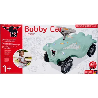 BIG Rutscherauto BIG Outdoor Spielzeug Bobby Car Classic Green Sea Salbei-orange 800056