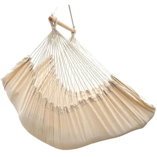 AMANKA XXL Hängesessel 220 x 120 cm Beige