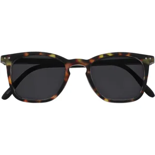 OPULIZE Bex Sonnenbrille Groß Quadrat Cool Designer Rahmen Federscharniere Kratzfeste Getönte Linse UV400-Schutz Braun Schildpatt Mattschwarz Bügel Herren Damen S64-2 +0.00 - +0,00 Dioptrien