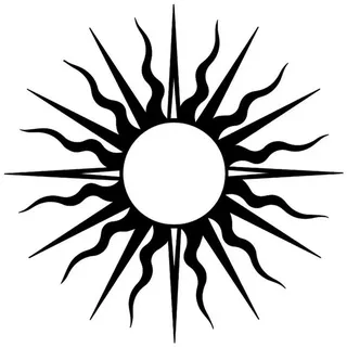 Jumpeak Wanddekoobjekt Sonnen Wanddeko Metall, abstrakte Sonne Linienkunst, Boho Wandbild, Metall, 4 Farben, 1 Größen, Wanddekoration für das Wohnzimmer,Romantik schwarz