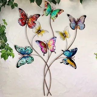 Harms Import Wand Bild Objekt Schmetterling Außen Dekoration Design Terrassen Balkon Behang