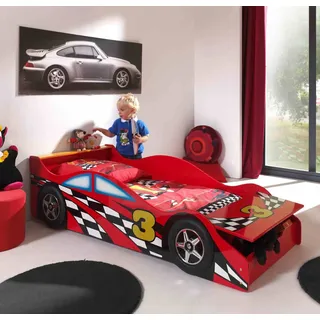 Vipack Autobett Race Car 70 x 140 cm rot