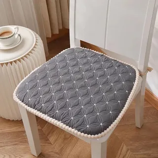 Stuhlkissen 45 X 43 Cm, Abnehmbar, Stuhlkissen Für Den Außenbereich, Rutschfeste, Waschbare Sitzkissen Für Esszimmerstühle