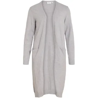 VILA VIRIL LONG L/S KNIT CARDIGAN - NOOS Grau M