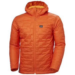 HELLY HANSEN Lifaloft Hooded Insulator Jkt, Streife Orange, XL