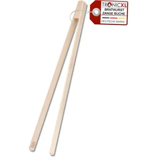 100 Stück Grillzange 32cm Bratwurstzange Grillen Grill Zange BBQ Posten Holz
