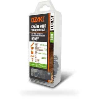 Ozaki Kette für Kettensäge höchstens 325, 72 Treibglieder, .058-CHIP (1,5 mm)