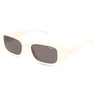 Vogue 0VO5565S Damen-Sonnenbrille Vollrand Quadratisch Kunststoff-Gestell, weiß