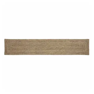 vidaXL Bereichsteppiche Natürlich und Schwarz 60 x 400 cm Jute