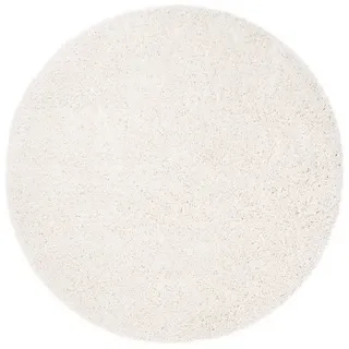Tapiso Hochflor-Teppich ESSENCE, rund, Höhe: 40 mm, Wohnzimmer, Schlafzimmer, Hochflor, Einfarbig rund | 240 cm x 240 cm x 40 mm