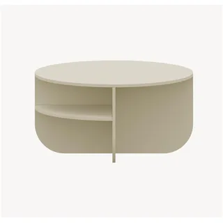 [en.casa] Reykhon Sandfarben Holz 80 x 41 cm