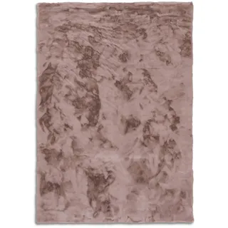 SCHÖNER WOHNEN-Kollektion Fellteppich Tender 80 x 150 cm Polyester Rosa Altrosa