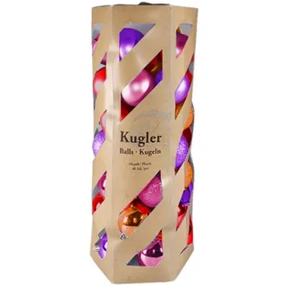 Det Gamle Apotek Weihnachtskugeln Mix Box 40er, Ø 7 cm, bunt