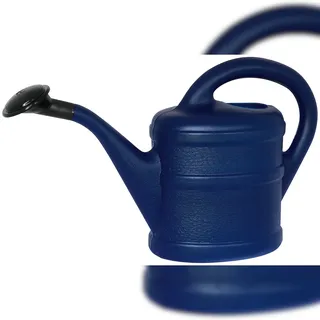 Geli Gießkanne mit Brause Kindergießkanne Blumenkanne mit Brause Klein 1 Liter Blau