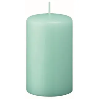 Kopschitz Kerzen Flachkopf-Stumpenkerzen Türkis 250 x Ø 80 mm, 4 Stück