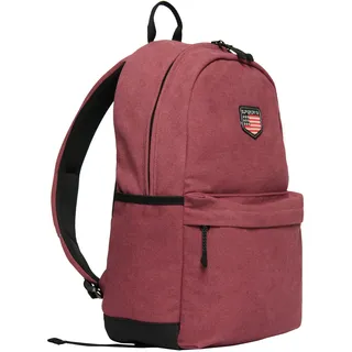 Superdry Damen Workwear Montana Rucksack aus Canvas Bordeauxrot 1SIZE