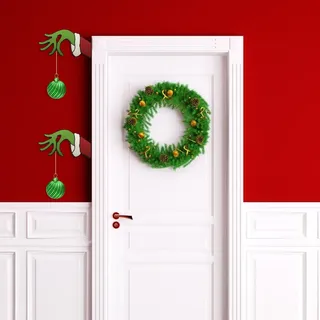 Weihnachtsdeko Mit Dieb-motiven – Christbaumschmuck – Lustige Und Originelle Fensterdekorationen Im Dieb-stil Für Kamine Oder Wände