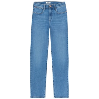 Wrangler Damen Jeans STRAIGHT Regular Fit Aurelia W26Rcy37N Normaler Bund Reißverschluss W 36 L 30
