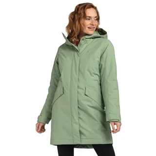 Parka SCHÖFFEL "ORLANGEN" Gr. 52, grün (loden frost) Damen Jacken Sportjacken Wärmend & Atmungsaktiv Wasserabweisend Winddicht