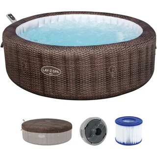 BESTWAY Lay-Z-Spa Bali AirJet 216 x 71 cm Schokobraun