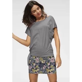 KangaROOS Sommerkleid Mini Blumen Rosa/Anthra 36/38
