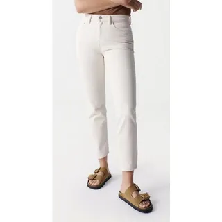 Salsa Stretch-Jeans SALSA JEANS TRUE CROPPED SLIM ecru beige 126114.0071 weiß W34 / L28