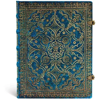 Paperblanks Equinoxe Azurblau Notizbuch Ultra Liniert, 180 x 230 mm