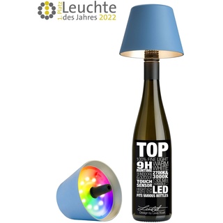 Sompex LED-Akku-Flaschenaufsatz Top 2.0 Kunststoff Blau