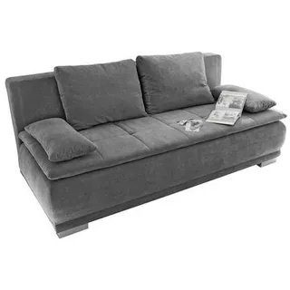 ed-lifestyle Schlafsofa Polyester 3-Sitzer Grau