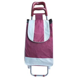 Michelino Einkaufstrolley fahrbare Einkauftasche Einkaufswagen Trolley Einkauf-Wagen, zusammenklappbar, ergonomisch geformter Griff