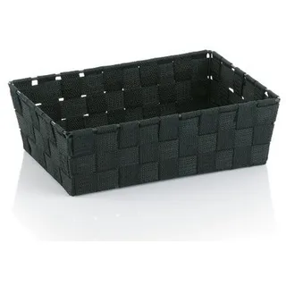 Kela Aufbewahrungskorb Alvaro 30 x 21 x 9 cm schwarz