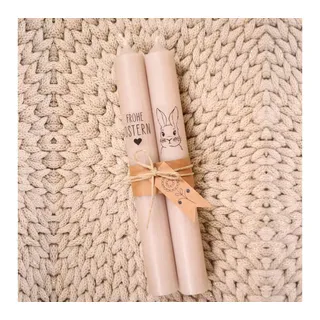 suebidou Duftkerze 2er Set Osterkerzen beige