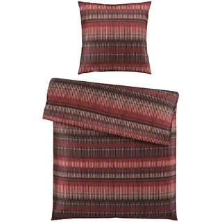Esposa Bettwäsche, Braun, Rosa, Textil, Abstraktes, 135x200 cm, Grüner Punkt, Hohenstein, Oeko-Tex® Standard 100, pflegeleicht, atmungsaktiv, hautfreundlich, schadstoffgeprüft, edel glänzend, Schlaftextilien, Bettwäsche, Bettwäsche, Satin-Bettwäsche