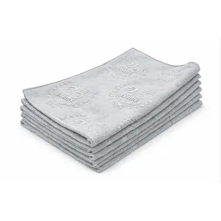 Aqua Clean Kristall Geschirrtücher Prägemotiv Silber 6er Set