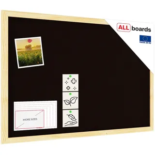 ALLboards Pinnwand 60 x 40 cm Schwarz