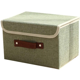 Aufbewahrungsboxen KöRbe & BehäLter Aufbewahrungsbox Groß Aufbewahrungsboxen Klein Ordnungsboxen Mit Deckel Green,38 * 25 * 25cm