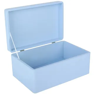 Creative Deco Aufbewahrungskiste 30 x 20 x 14 cm 14-tlg. blau