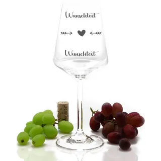 MG-Laserdesign Leonardo Weinglas 5 Motive Persönliche Gravur Puccini Weinglas Graviert Geschenkidee Muttertag Gravur Geburtstag Rotwein Weißwein (560 ml) (Motiv 4)