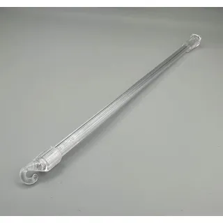 Drehstab/Wendestab aus Kunststoff (transparent) für Alu-Jalousien – Längen: 50, 75, 100 cm - Plexistab für den Austausch an Jalousien mit 25 mm Lamellen - ps QUICKFIX (100 cm)