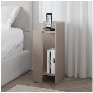 Decortie Nachtschrank Elos 27 x 25 x 60 cm Beige