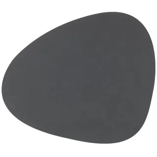 Lind DNA LINDDNA Tischset Nupo L Curve Leder Grau Anthrazit (Large)