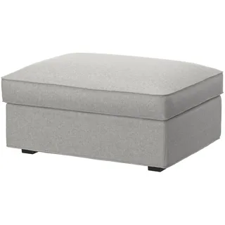 IKEA KIVIK Bezug für Hocker mit Aufb. Tallmyra weiß/schwarz Tallmyra weiß/schwarz